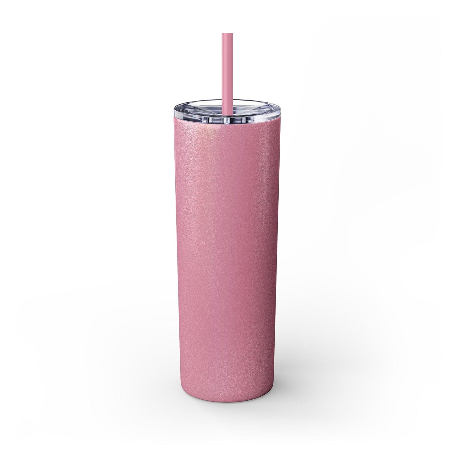 Mighty Mute by DEAFIANT | Skinny Tumbler with Straw, 20oz