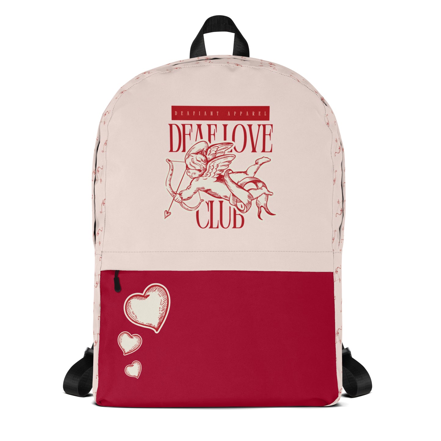 DEAFIANT Deaf Love Club Backpack