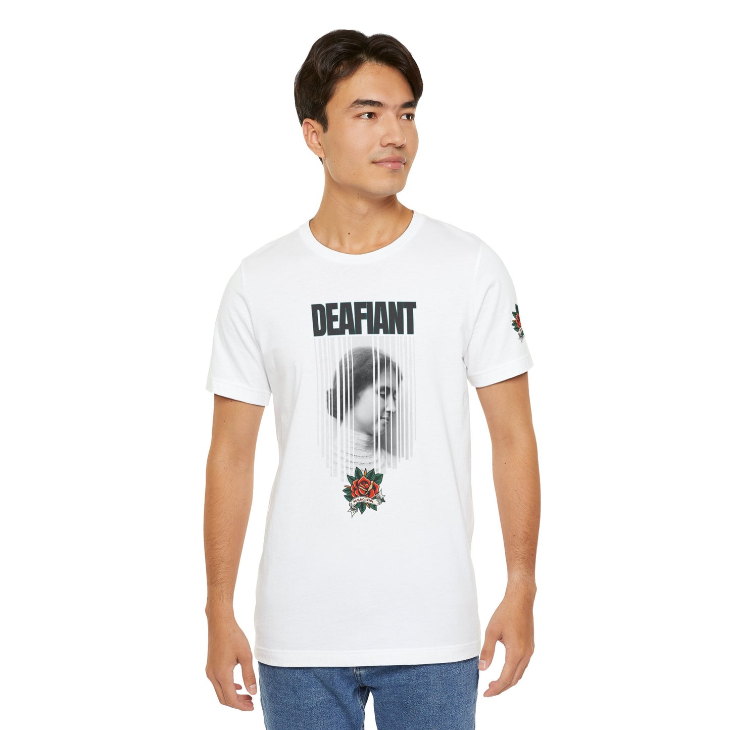 The Legacy Tee – Helen Keller x DEAFIANT | Title 42 Edition | Unisex Jersey Short Sleeve Shirt