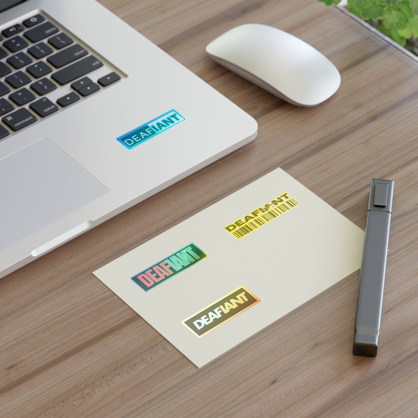 DEAFIANT - Stick it To Silence Sticker Sheet - Unique Wall Decor, Laptop Accessories, Gift for Teens, DIY Projects, Sure to Inspire!