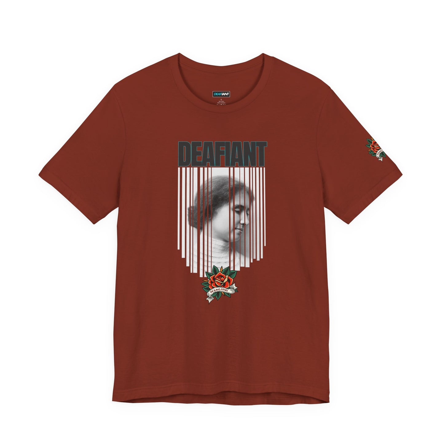 The Legacy Tee – Helen Keller x DEAFIANT | Title 42 Edition | Unisex Jersey Short Sleeve Shirt