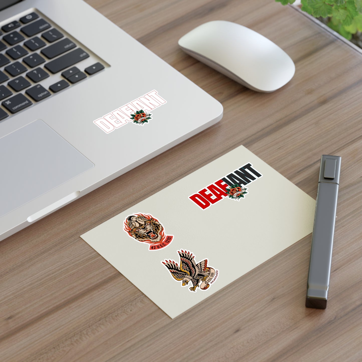 DEAFIANT - Title 42 Rights Sticker Sheets | Perfect for Decor, Scrapbooking, Gifts, Collectibles, or Personalizing Items