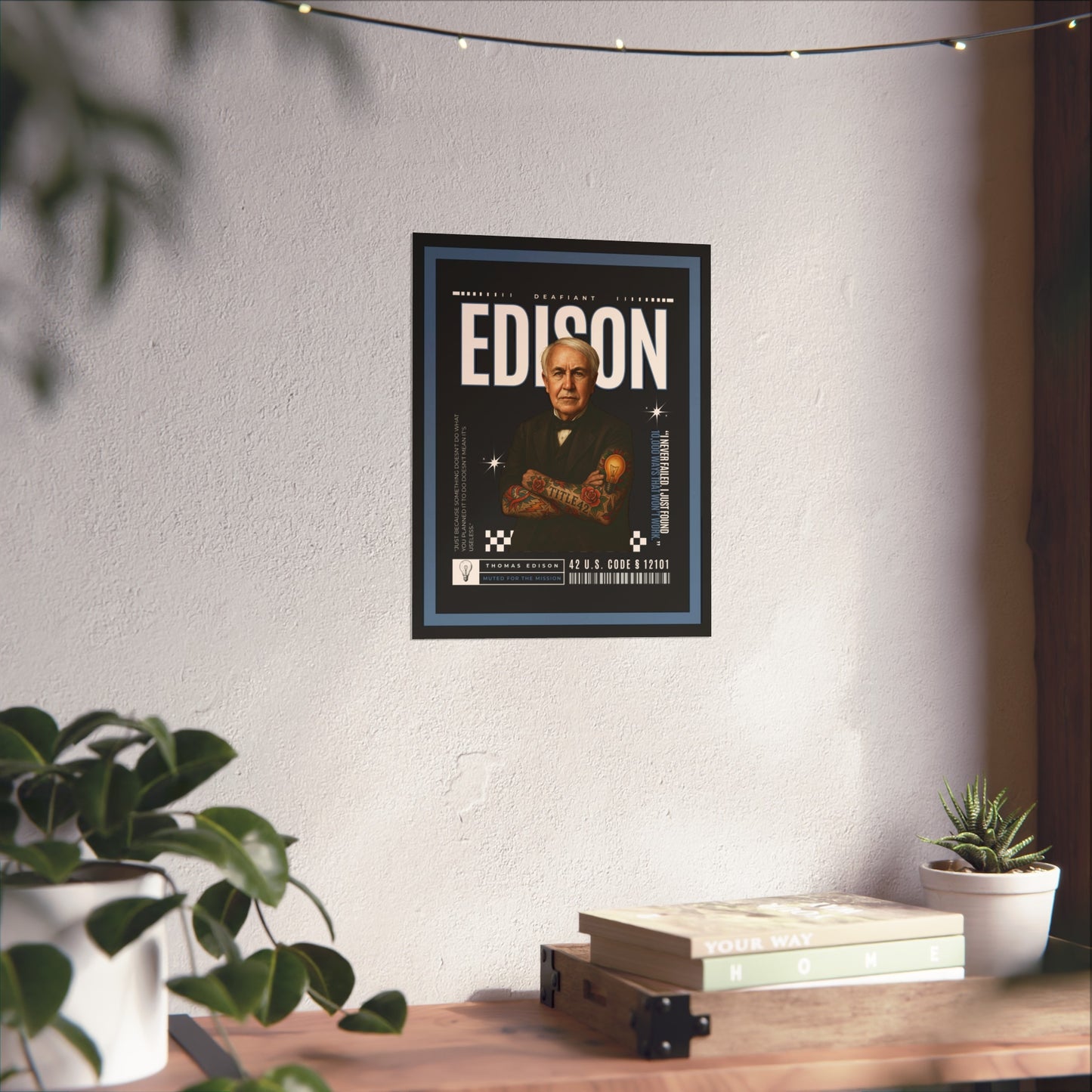 DEAFIANT The Legacy In Ink Collection EDISON| Fine Art Poster