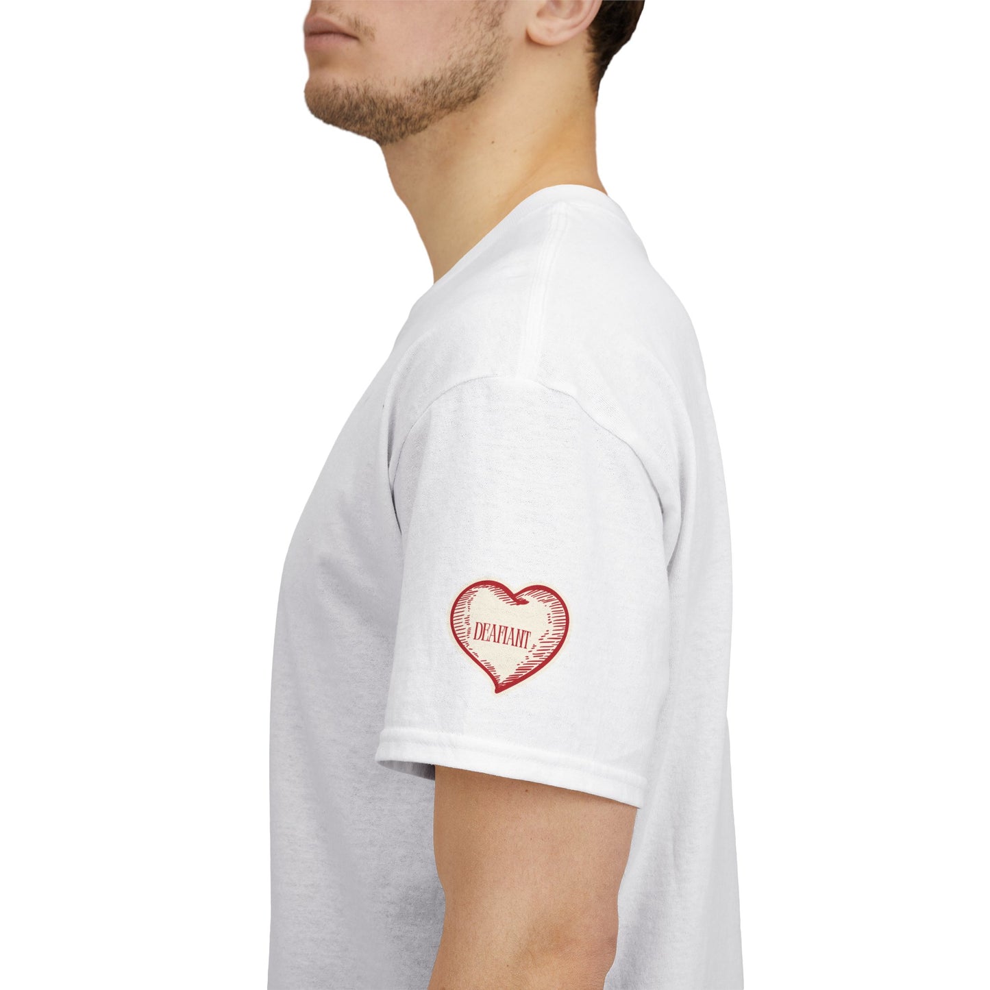DEAFIANT Love Is Deaf Tee | Unisex Graphic Tee
