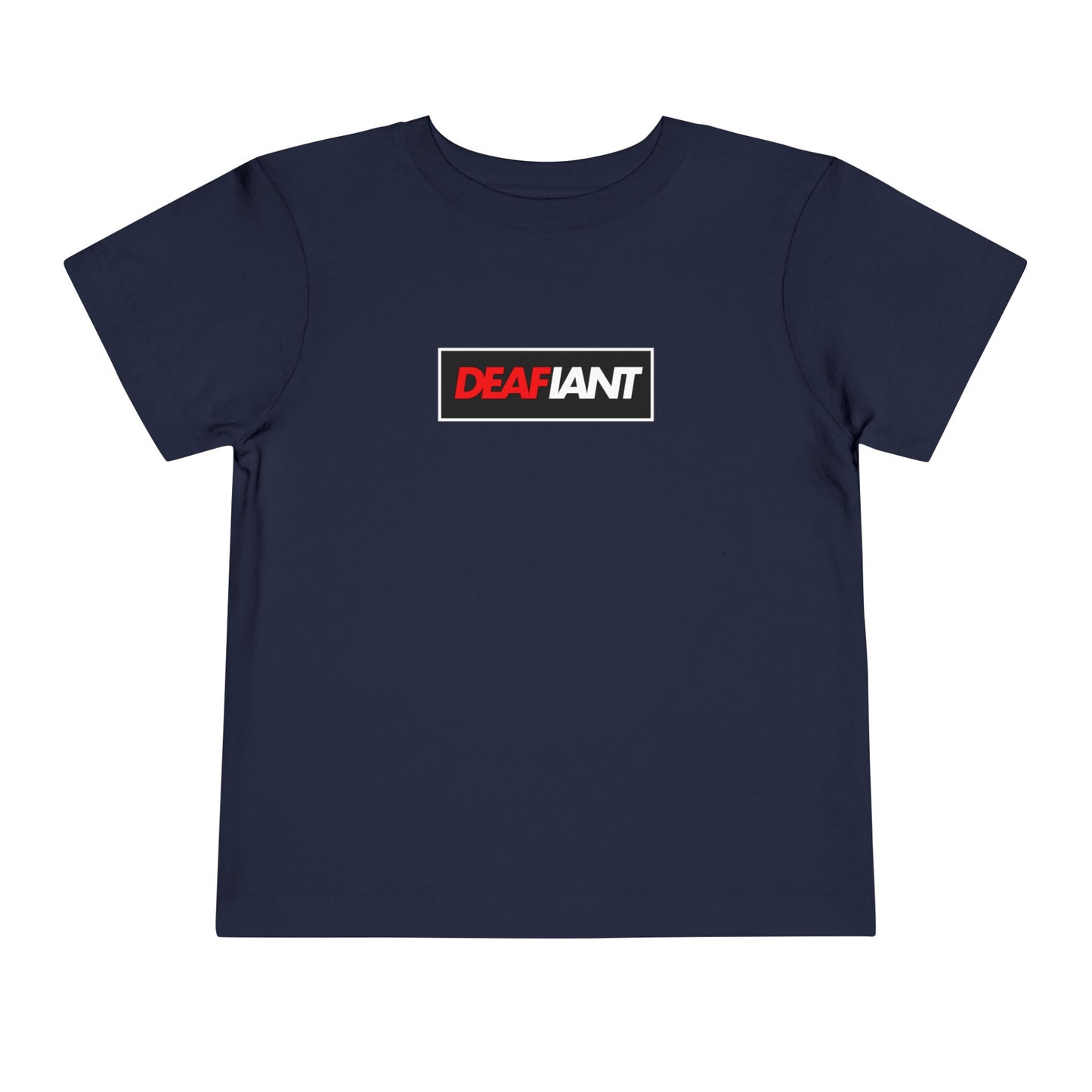DEAFIANT Classic Logo Toddler Tee | Short Sleeve Tee