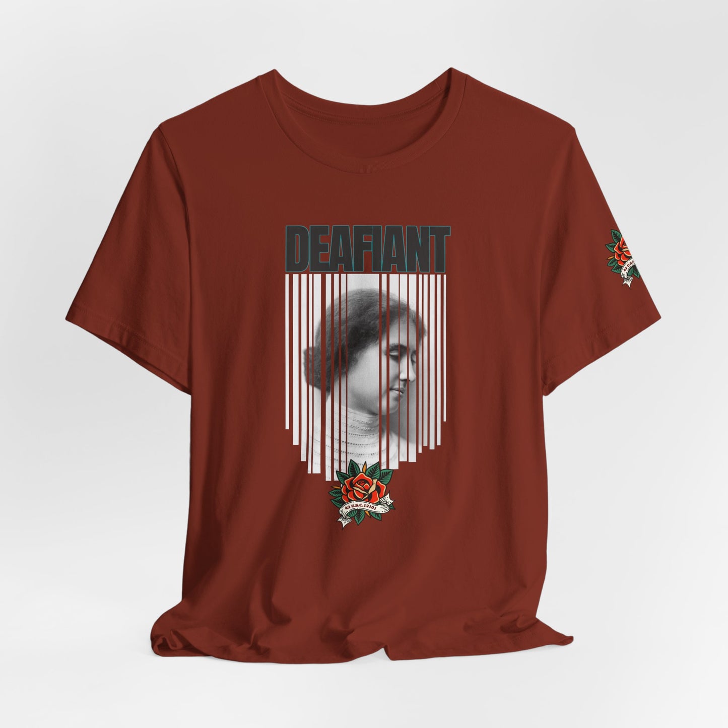 The Legacy Tee – Helen Keller x DEAFIANT | Title 42 Edition | Unisex Jersey Short Sleeve Shirt