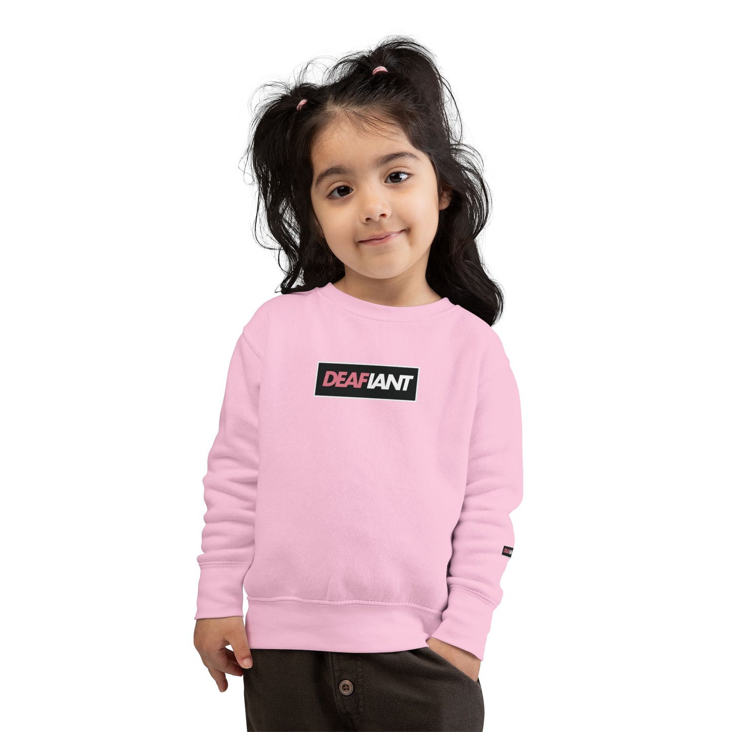 DEAFIANT Classic Logo Toddler Sweatshirt