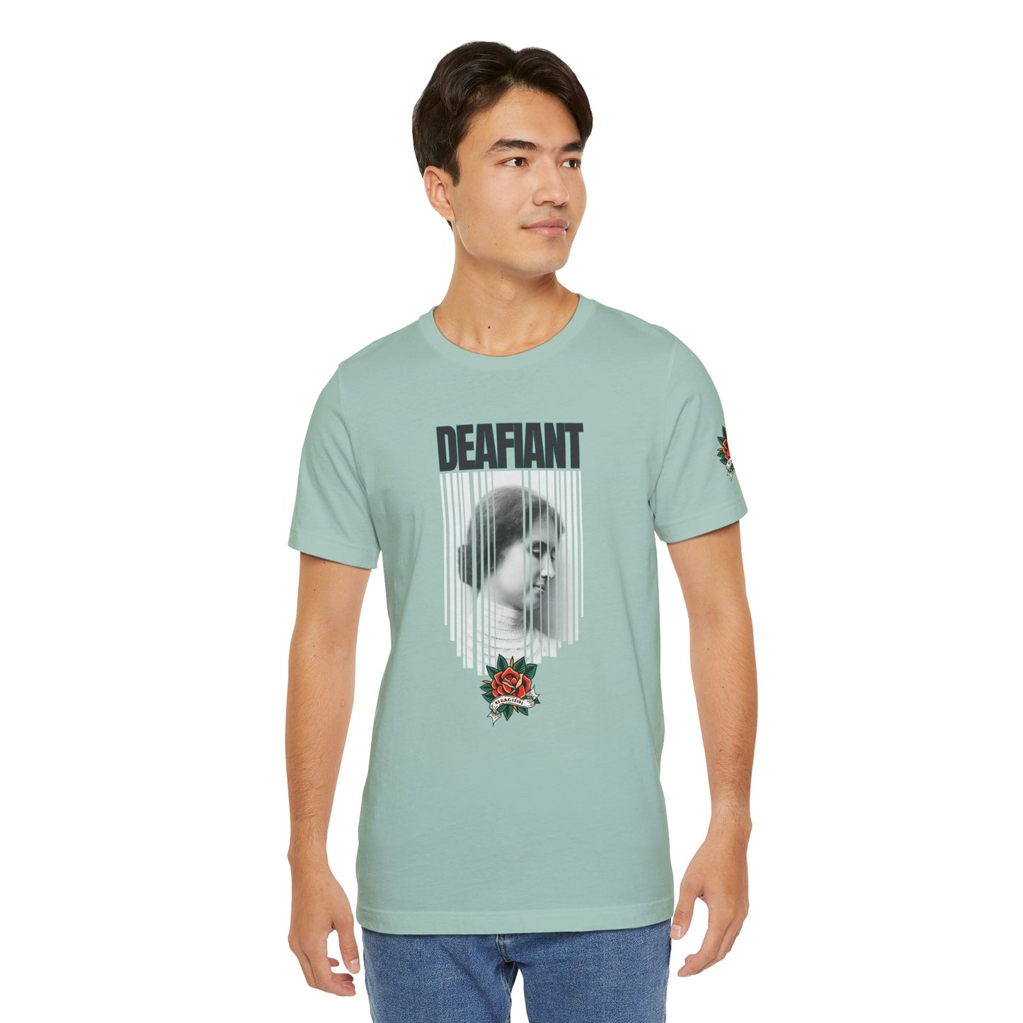The Legacy Tee – Helen Keller x DEAFIANT | Title 42 Edition | Unisex Jersey Short Sleeve Shirt