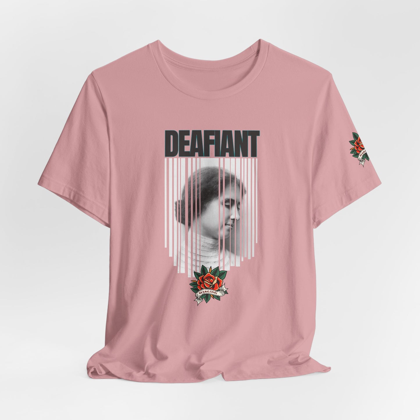 The Legacy Tee – Helen Keller x DEAFIANT | Title 42 Edition | Unisex Jersey Short Sleeve Shirt