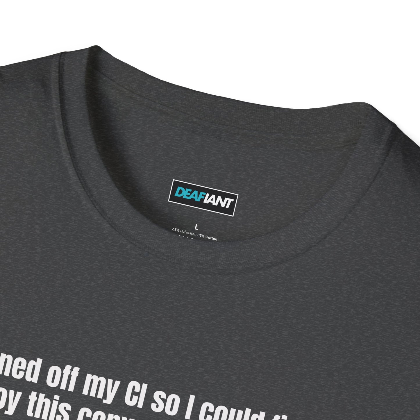 DEAFIANT CI Talk | Unisex T-Shirt