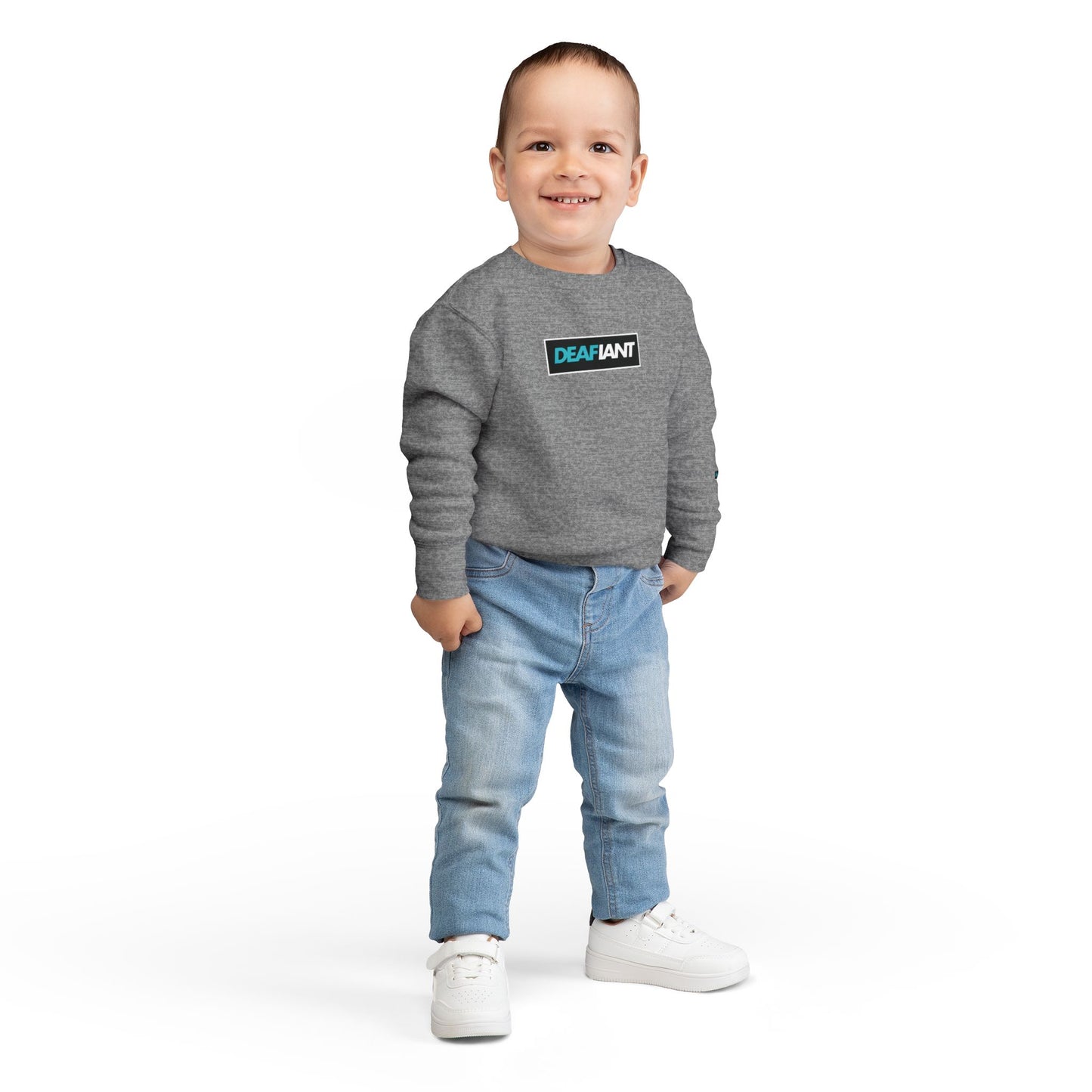 DEAFIANT Classic Logo Toddler Sweatshirt