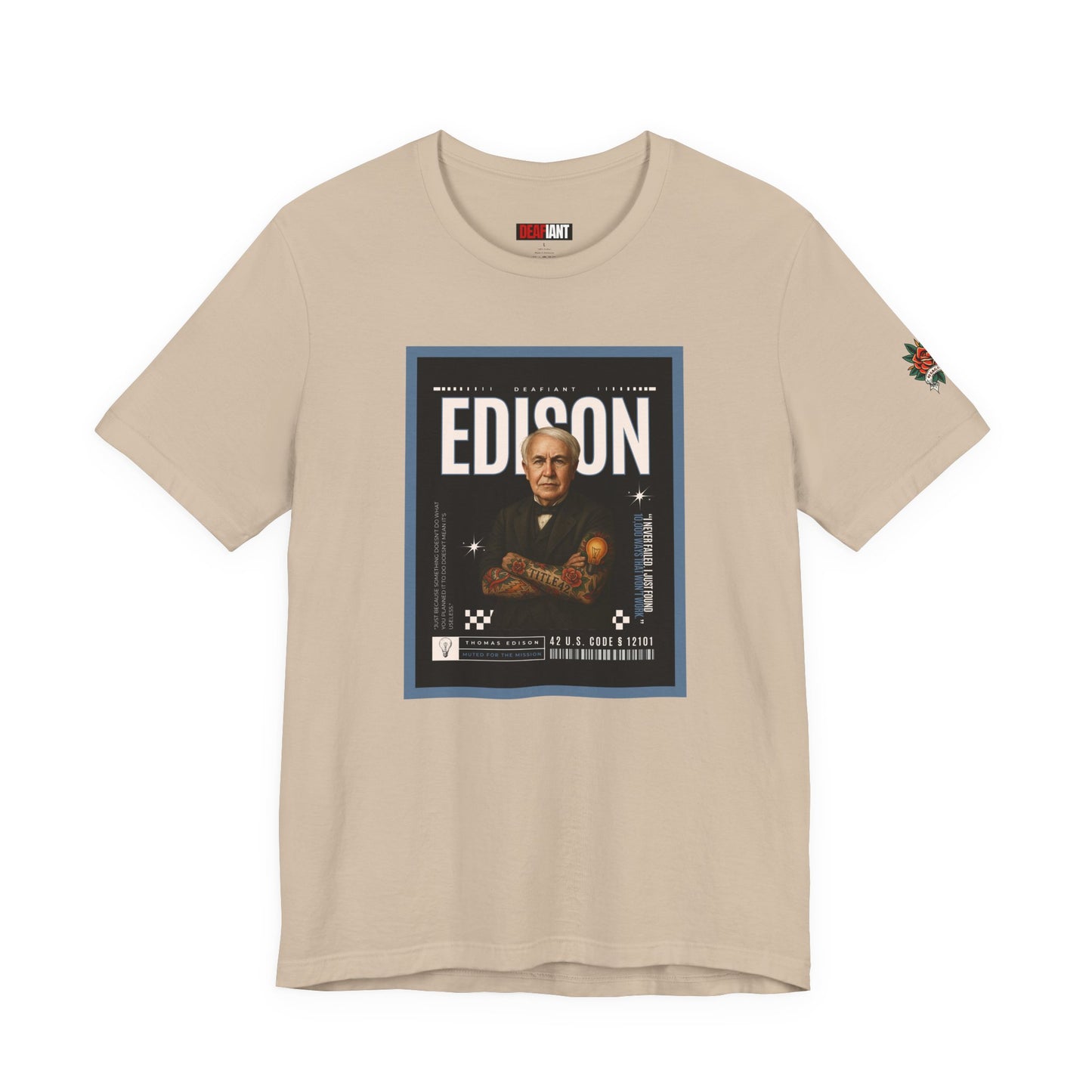 DEAFIANT Deaf Edison Tee | Unisex Short Sleeve