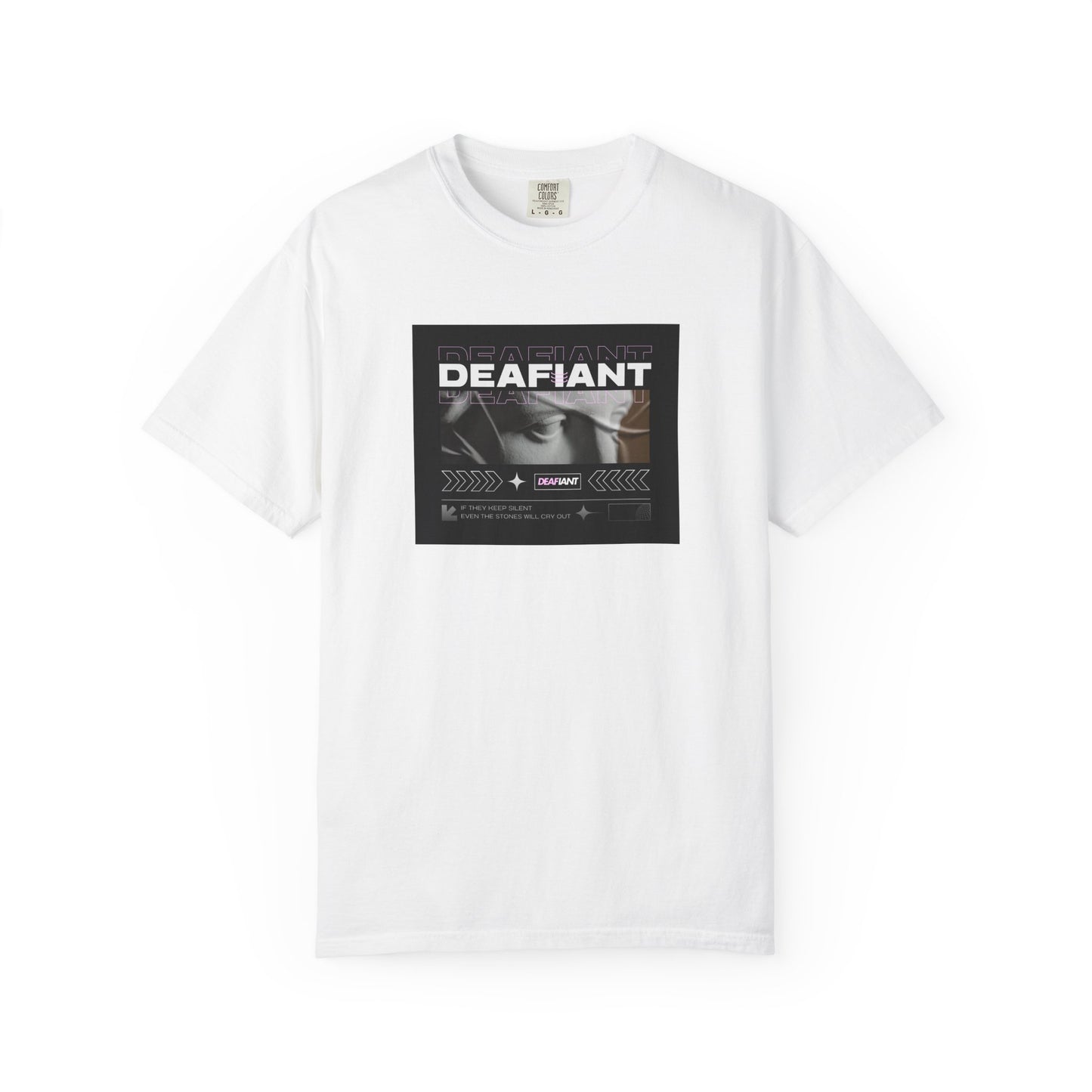 DEAFIANT If You Remain Silent Tee | Unisex Garment-Dyed Tee