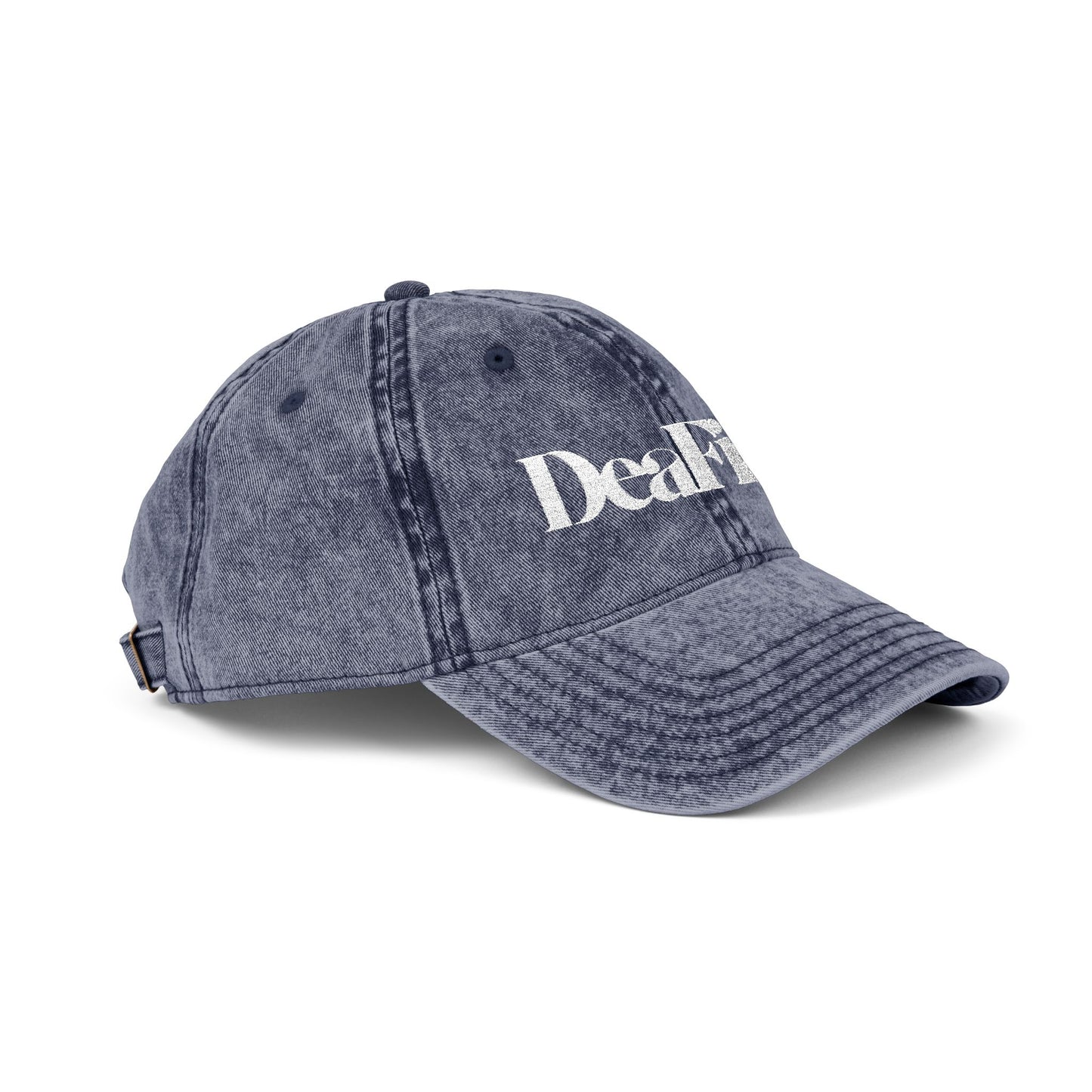 DEAFIANT Silent Threads Vintage Cap (Embroidered)