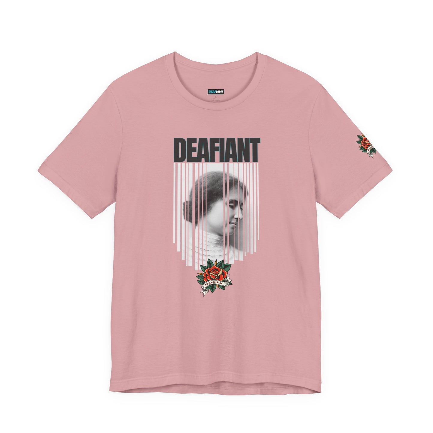 The Legacy Tee – Helen Keller x DEAFIANT | Title 42 Edition | Unisex Jersey Short Sleeve Shirt