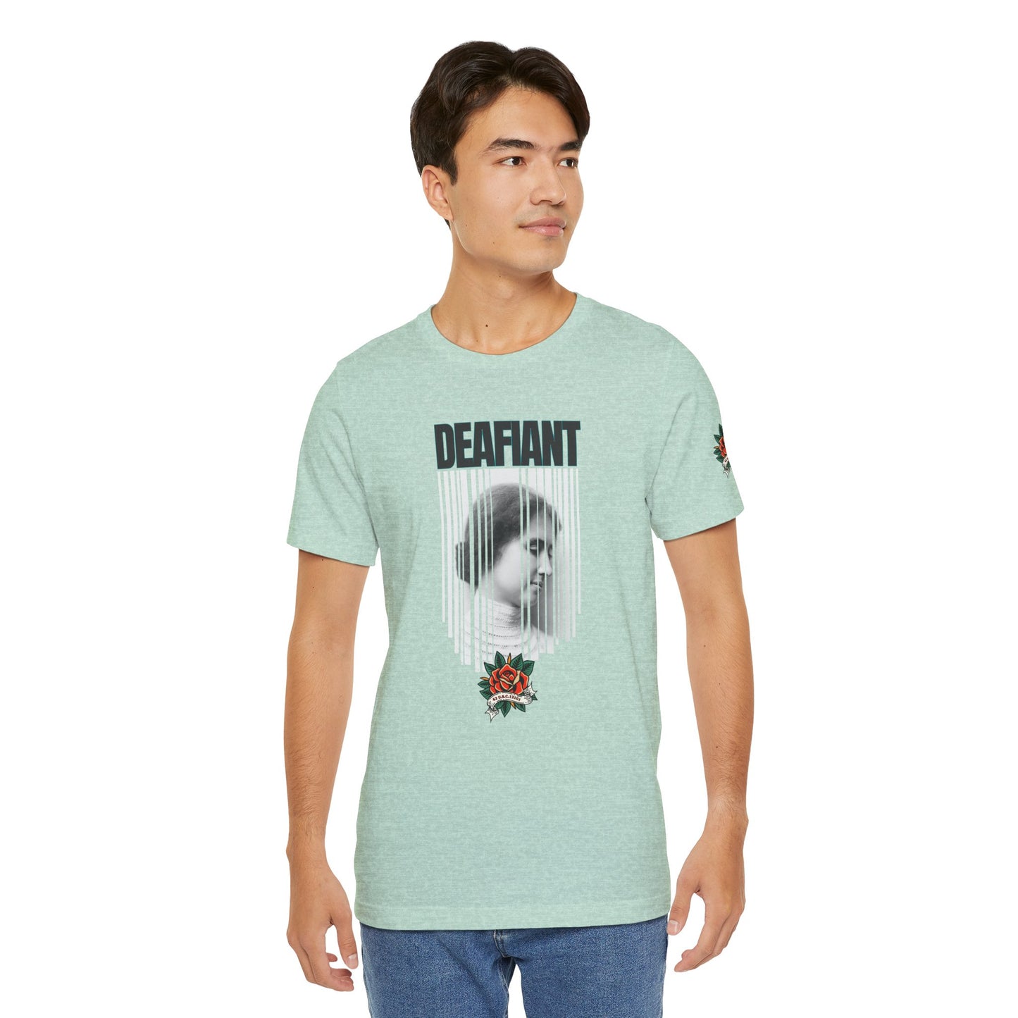 The Legacy Tee – Helen Keller x DEAFIANT | Title 42 Edition | Unisex Jersey Short Sleeve Shirt