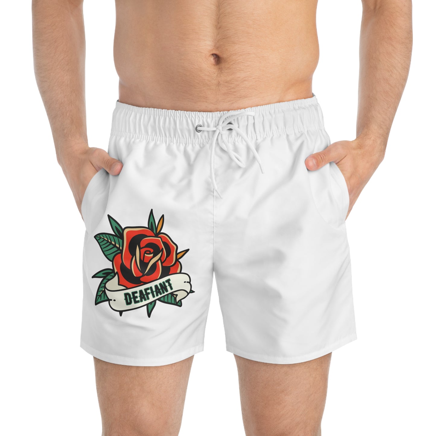 DEAFIANT Silent Wave | Men's Swim Trunks