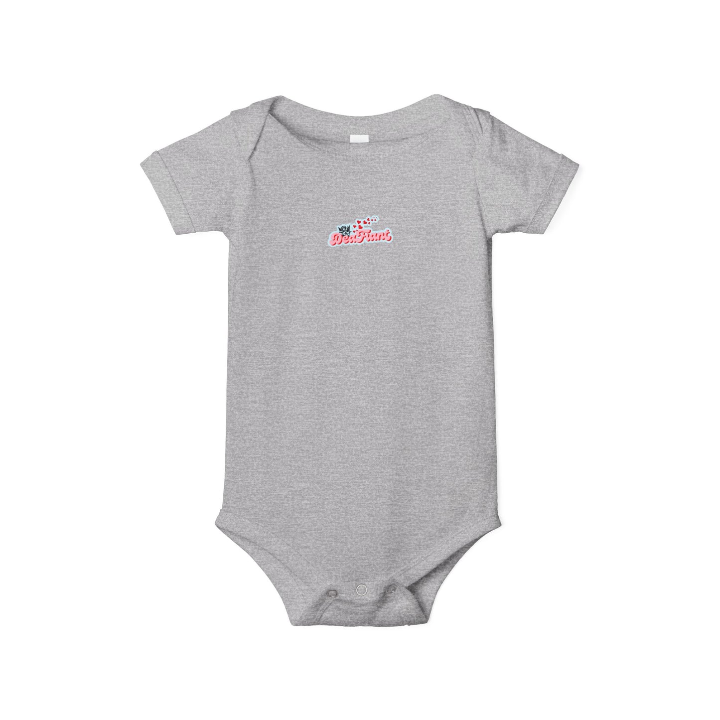 DEAFIANTLY CUTE Infant Jersey One Piece | Baby Bodysuit