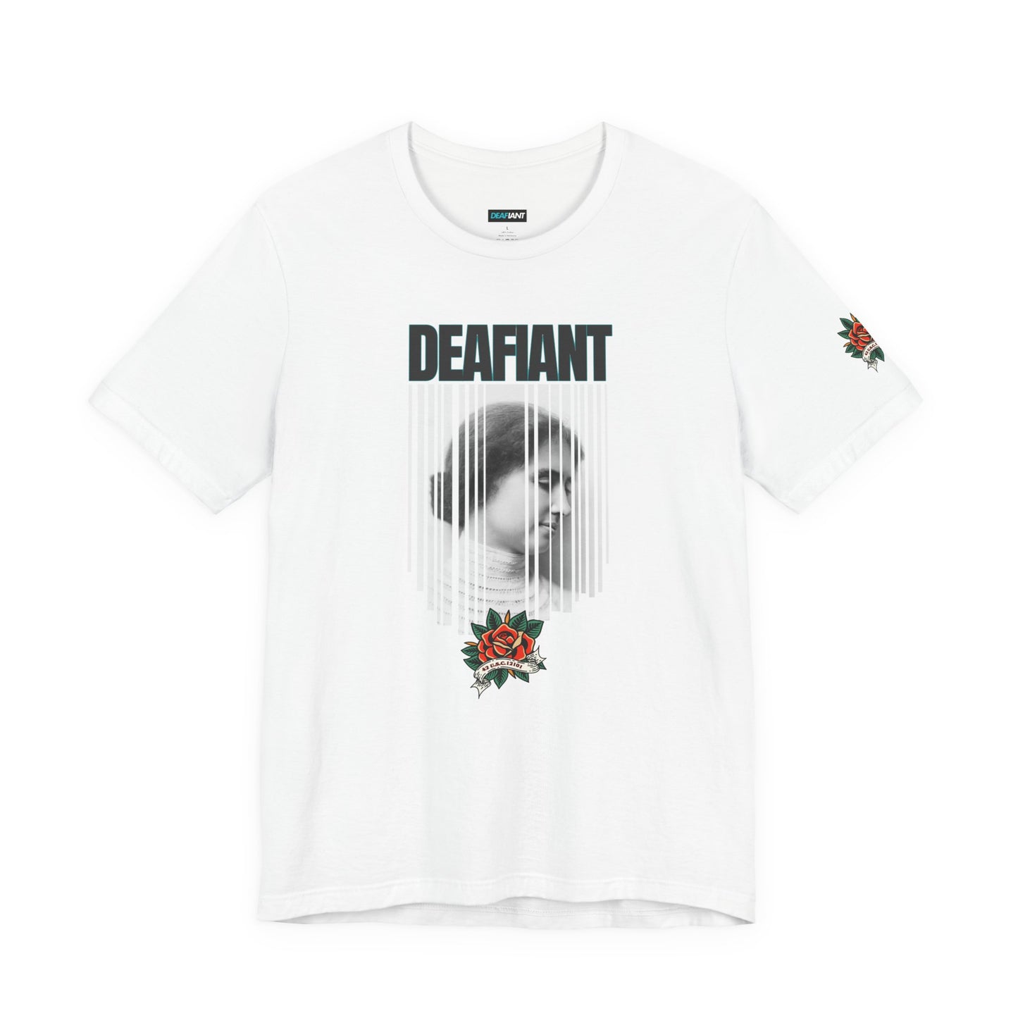 The Legacy Tee – Helen Keller x DEAFIANT | Title 42 Edition | Unisex Jersey Short Sleeve Shirt