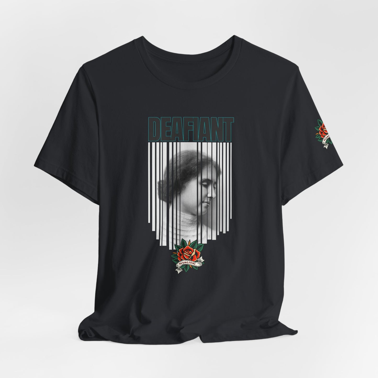 The Legacy Tee – Helen Keller x DEAFIANT | Title 42 Edition | Unisex Jersey Short Sleeve Shirt
