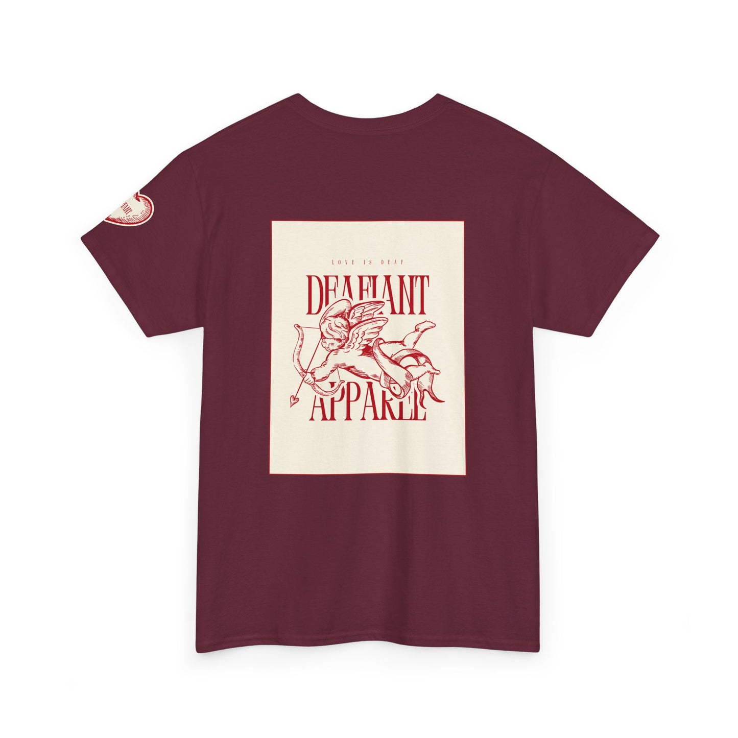 DEAFIANT Love Is Deaf Tee | Unisex Graphic Tee