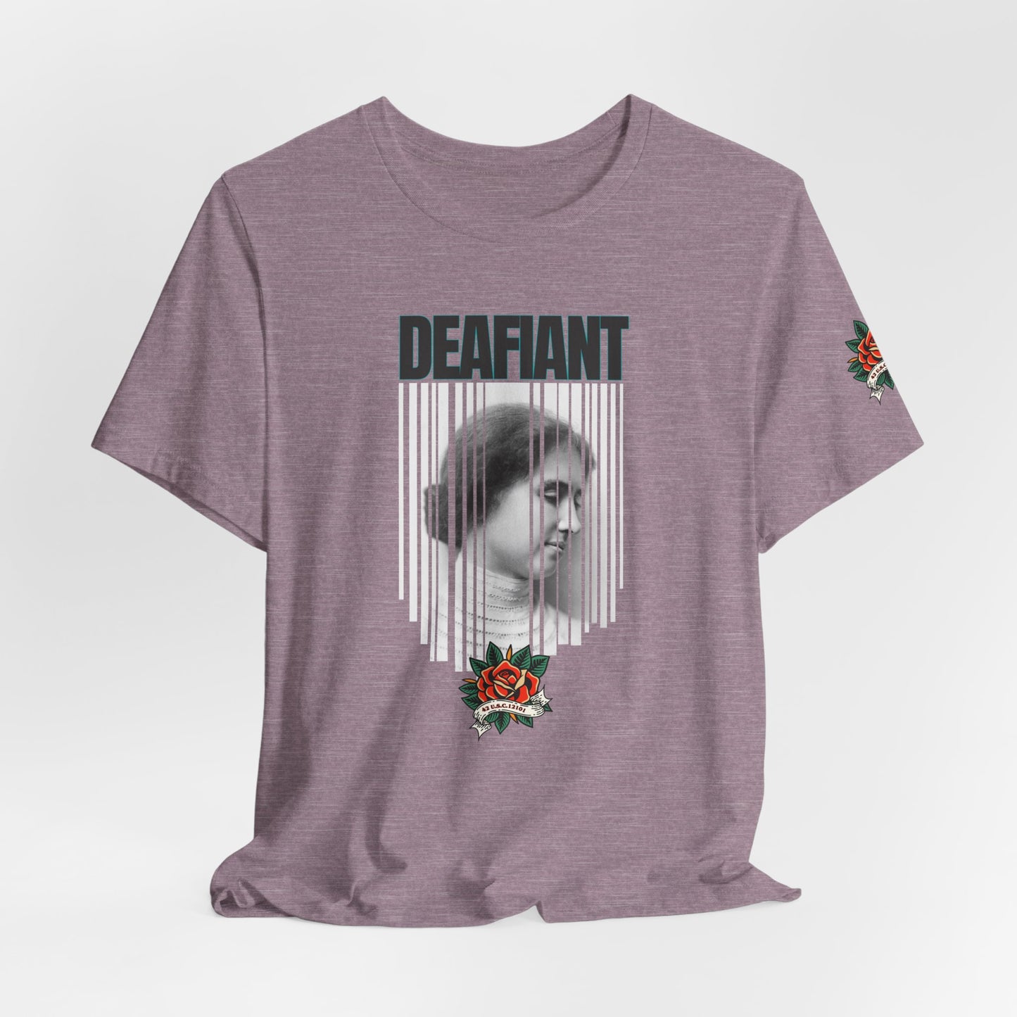 The Legacy Tee – Helen Keller x DEAFIANT | Title 42 Edition | Unisex Jersey Short Sleeve Shirt