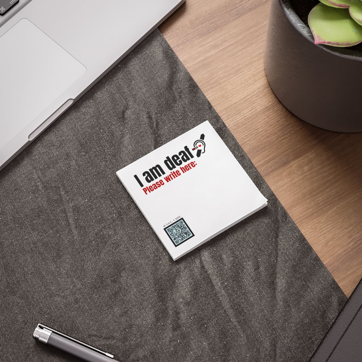 DEAFIANT Post-Me | Deaf Communication Post-It