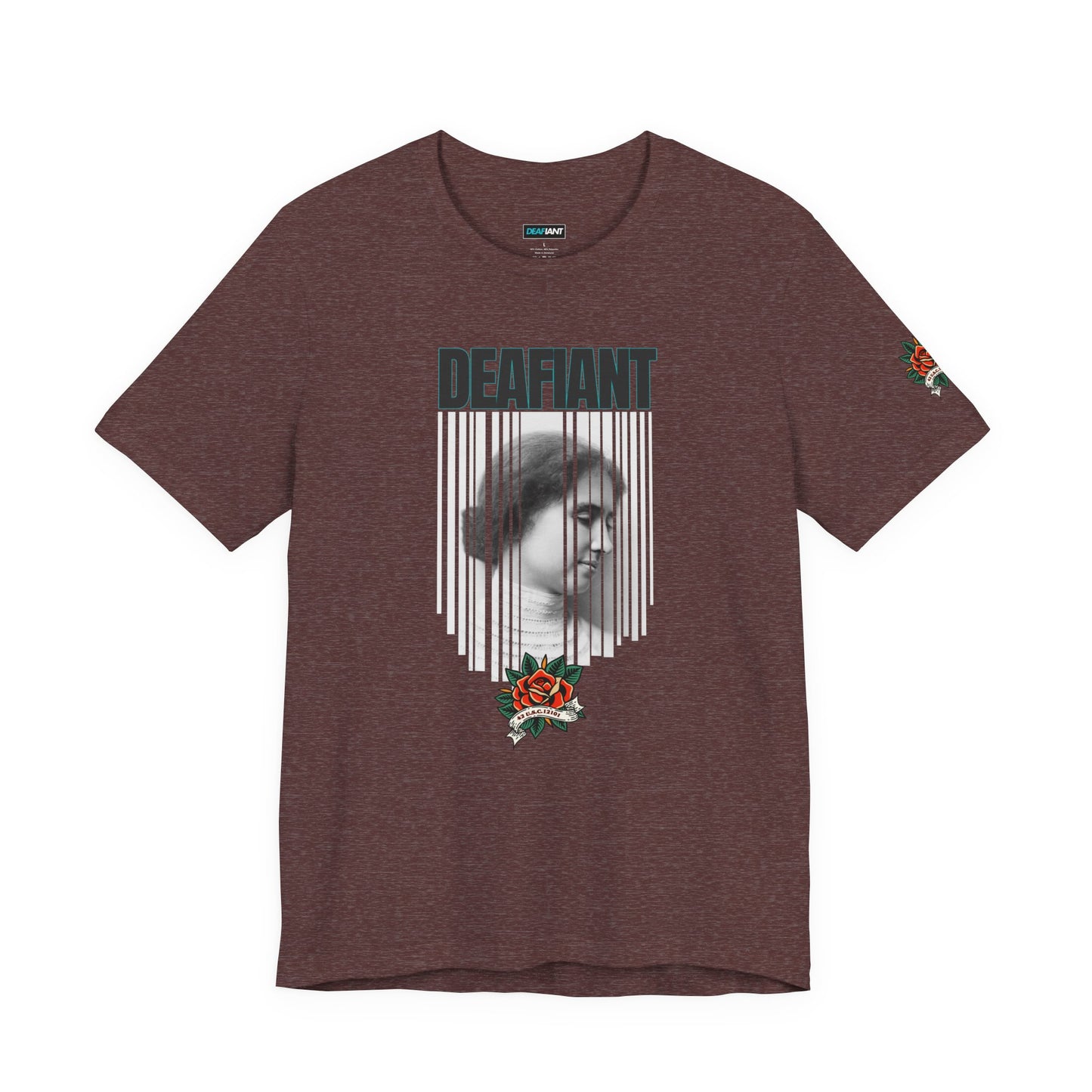 The Legacy Tee – Helen Keller x DEAFIANT | Title 42 Edition | Unisex Jersey Short Sleeve Shirt