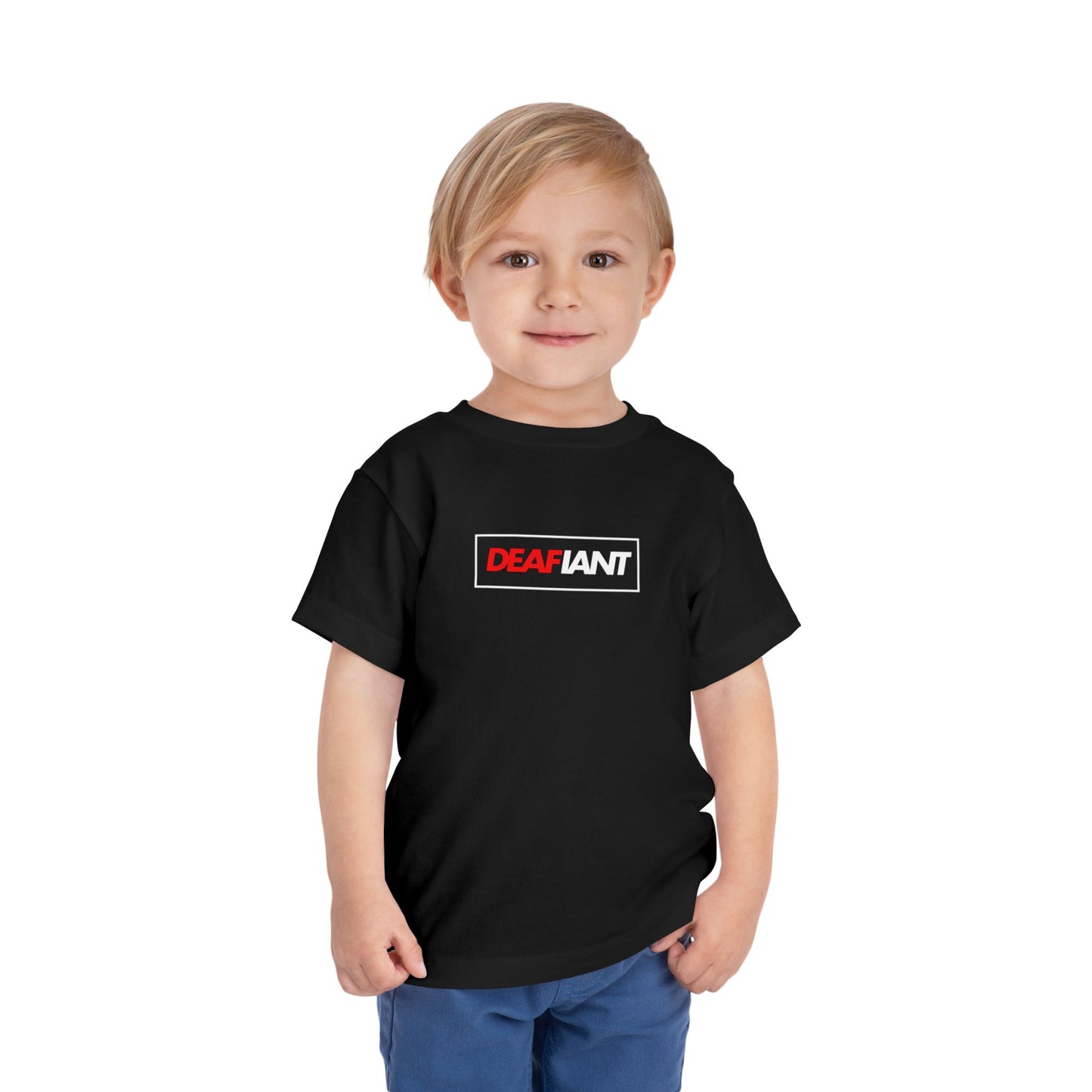 DEAFIANT Classic Logo Toddler Tee | Short Sleeve Tee
