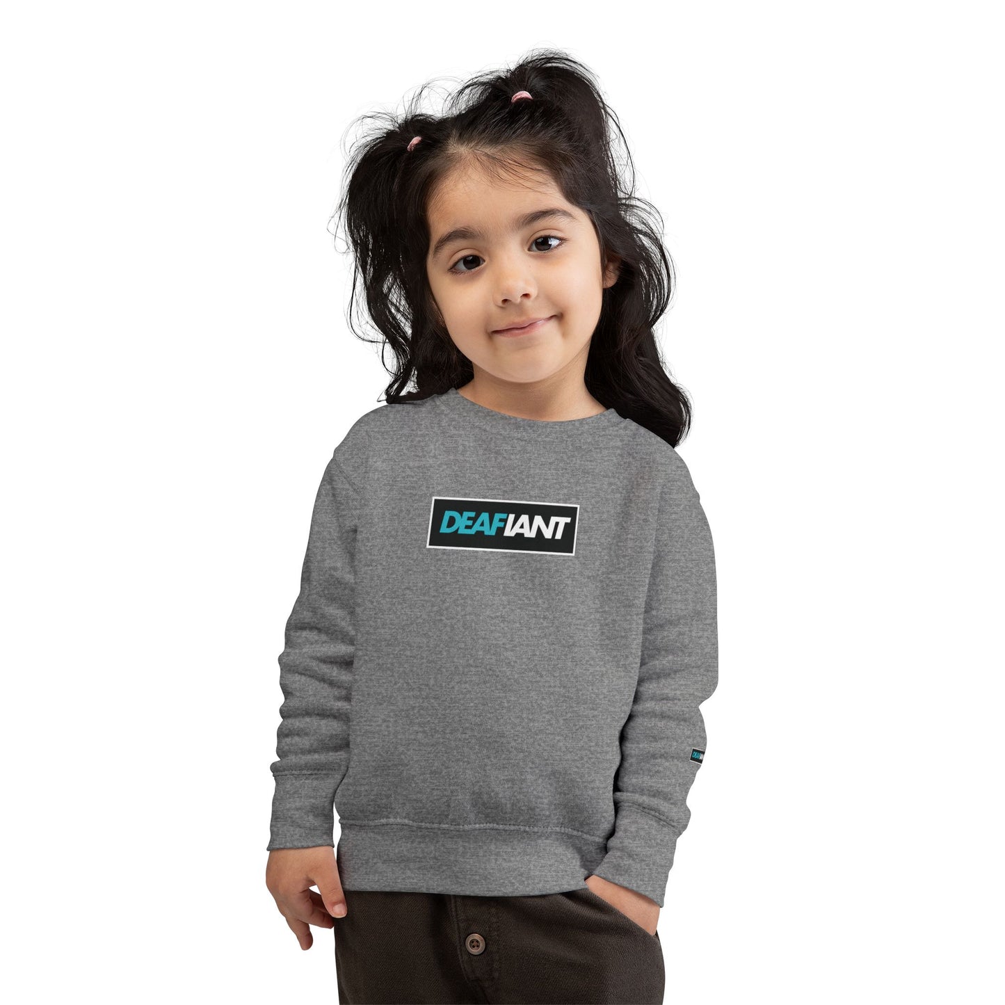 DEAFIANT Classic Logo Toddler Sweatshirt