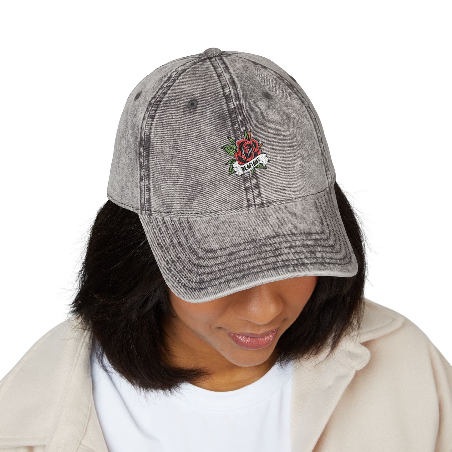 DEAFIANT Stitched Up | Vintage Cap (Embroidery)