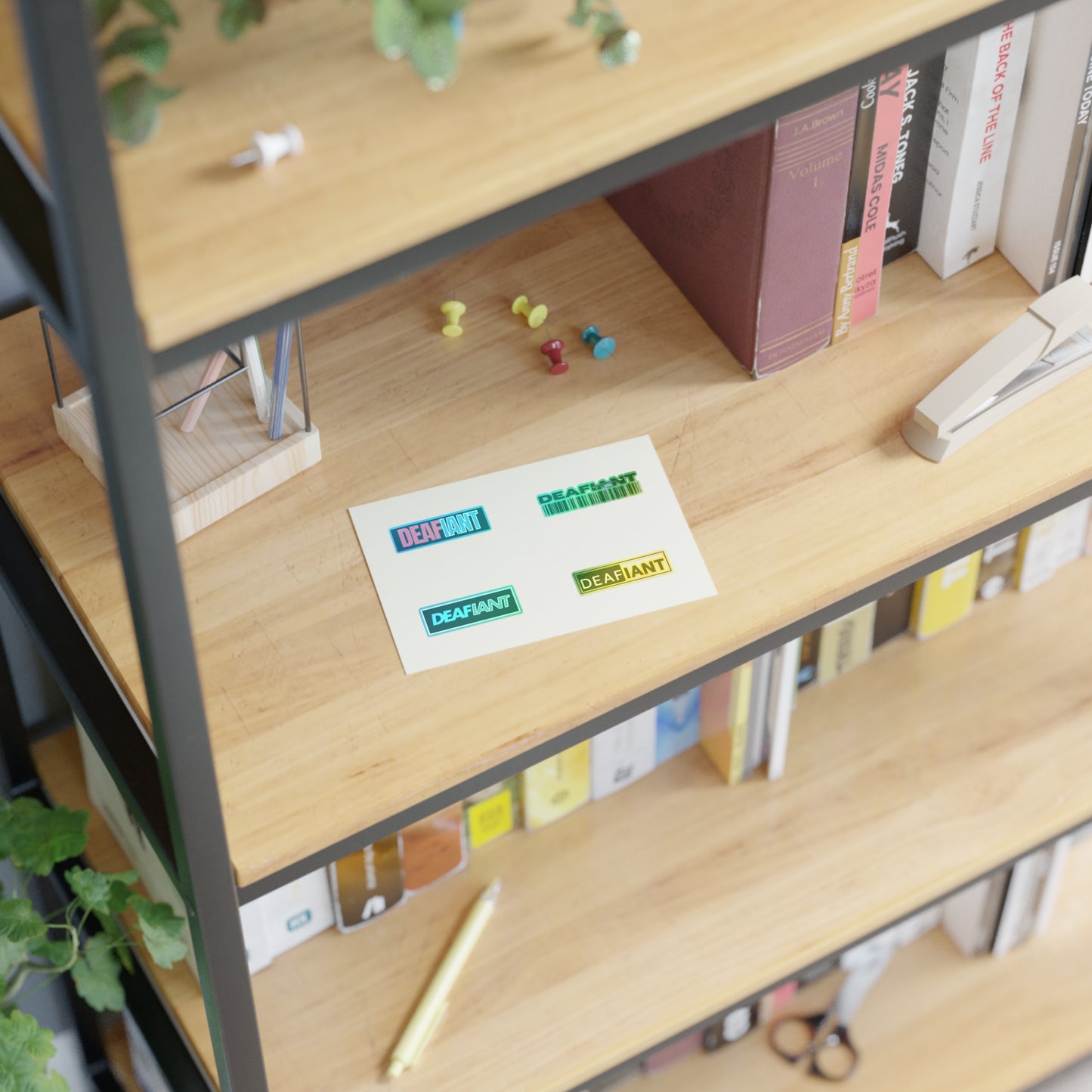 DEAFIANT - Stick it To Silence Sticker Sheet - Unique Wall Decor, Laptop Accessories, Gift for Teens, DIY Projects, Sure to Inspire!