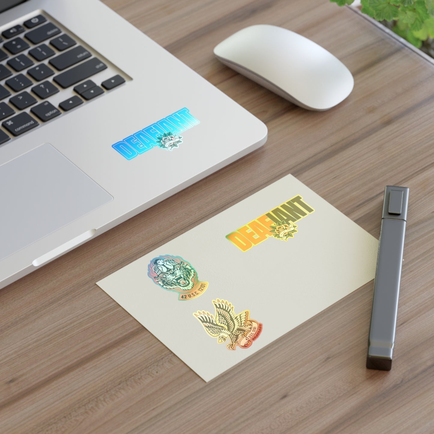 DEAFIANT - Title 42 Rights Sticker Sheets | Perfect for Decor, Scrapbooking, Gifts, Collectibles, or Personalizing Items