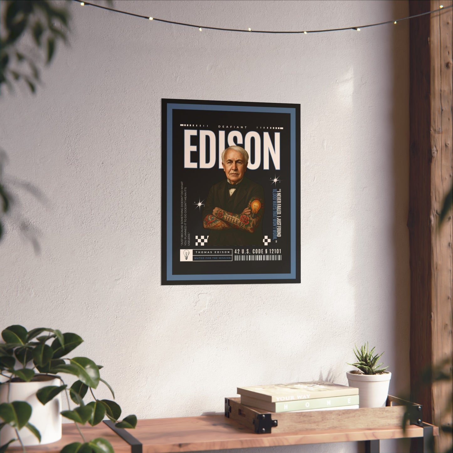 DEAFIANT The Legacy In Ink Collection EDISON| Fine Art Poster