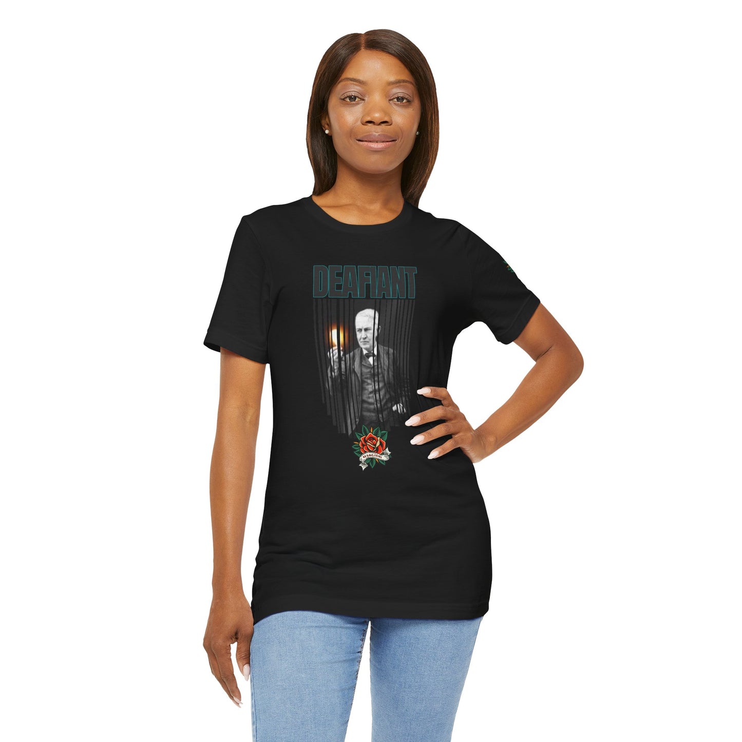The Innovator Tee – Thomas Edison x DEAFIANT | Title 42 Edition| Unisex Jersey Tee