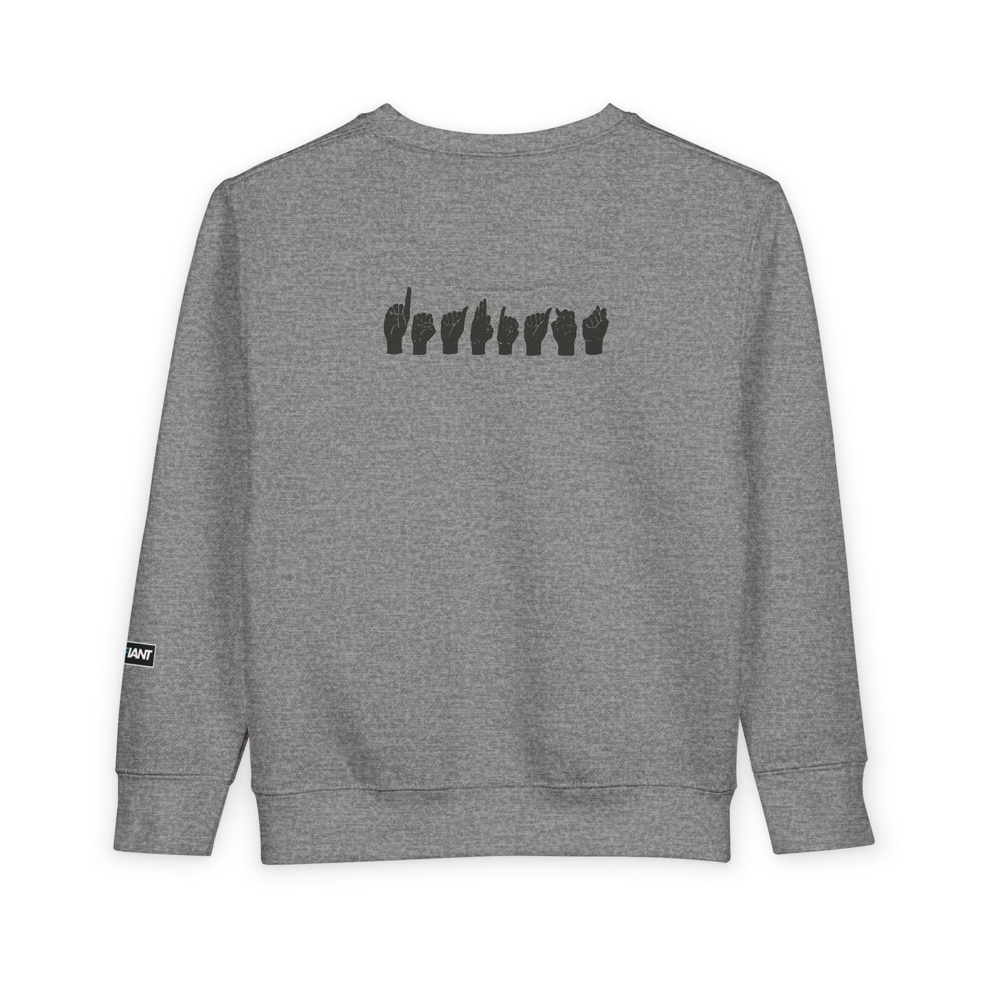 DEAFIANT Classic Logo Toddler Sweatshirt