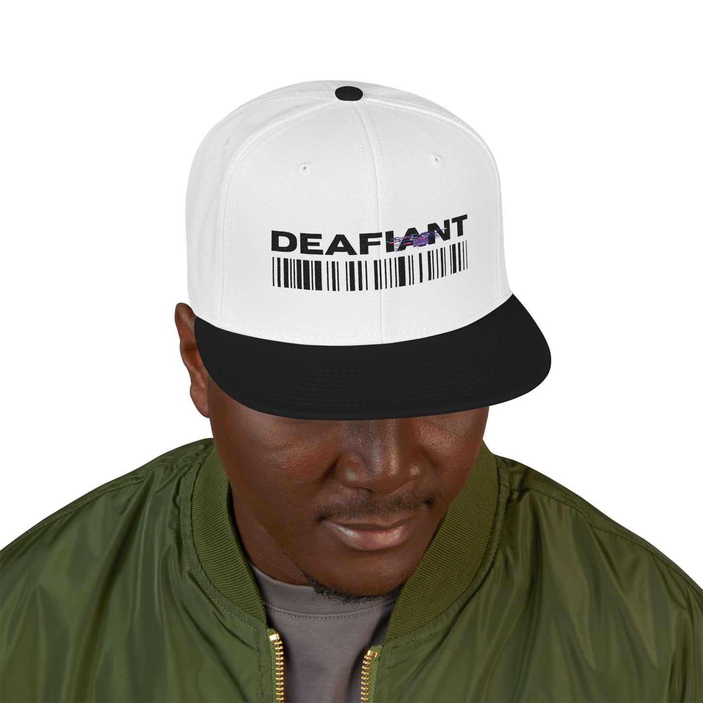 DEAFIANT I.D. Me | Snapback (Embroidered)