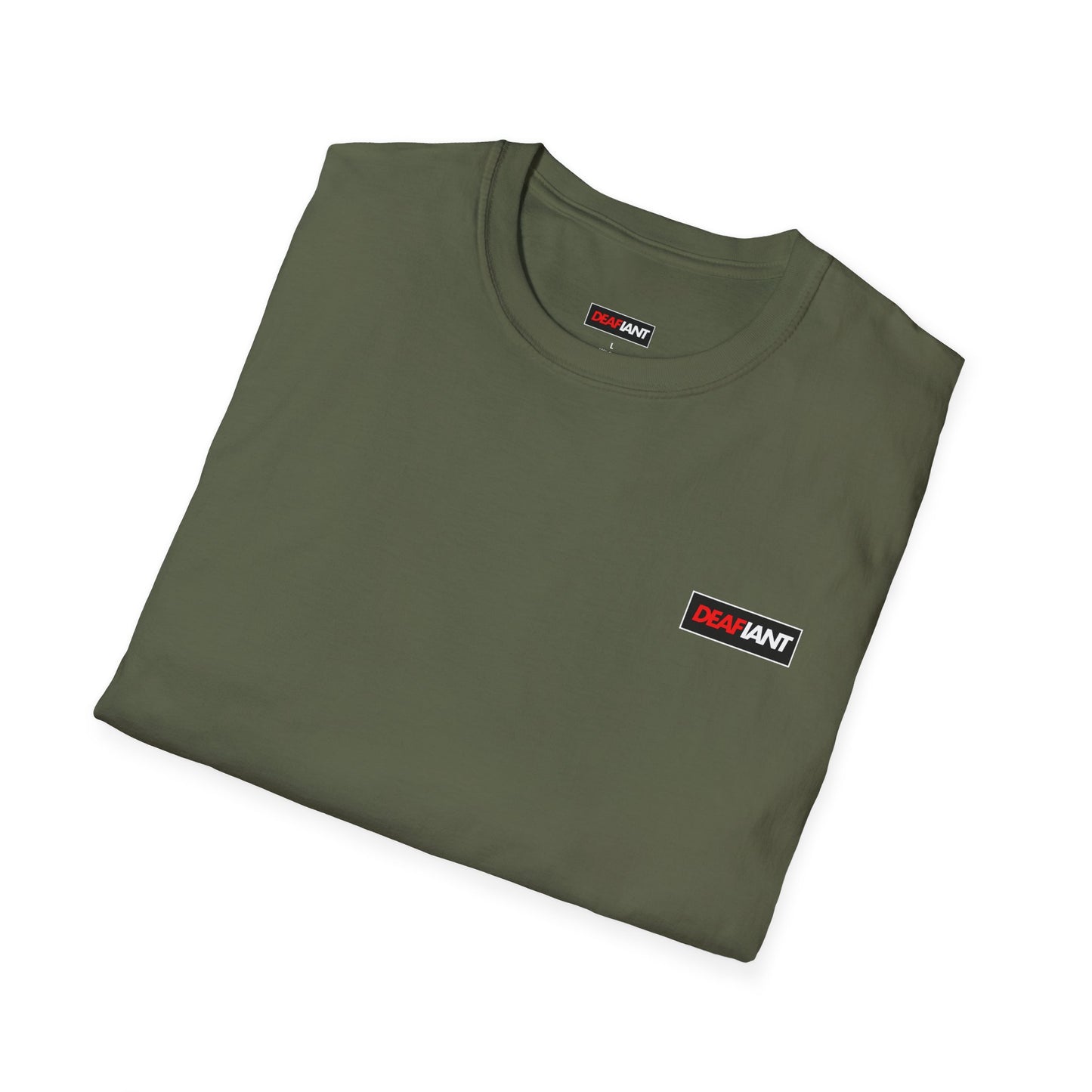 DEAFIANT Classic Logo Tee | Unisex Soft style cotton tee