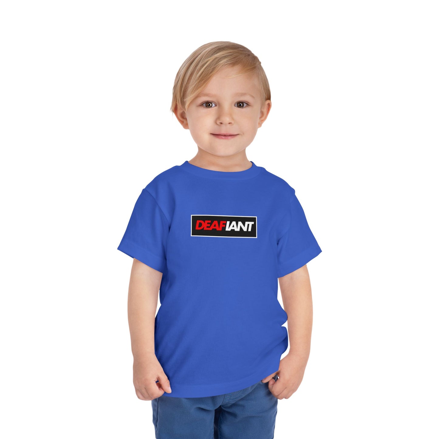 DEAFIANT Classic Logo Toddler Tee | Short Sleeve Tee