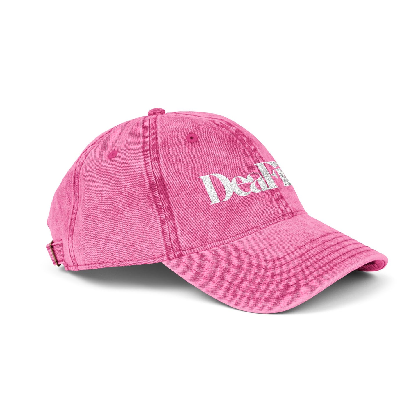 DEAFIANT Silent Threads Vintage Cap (Embroidered)
