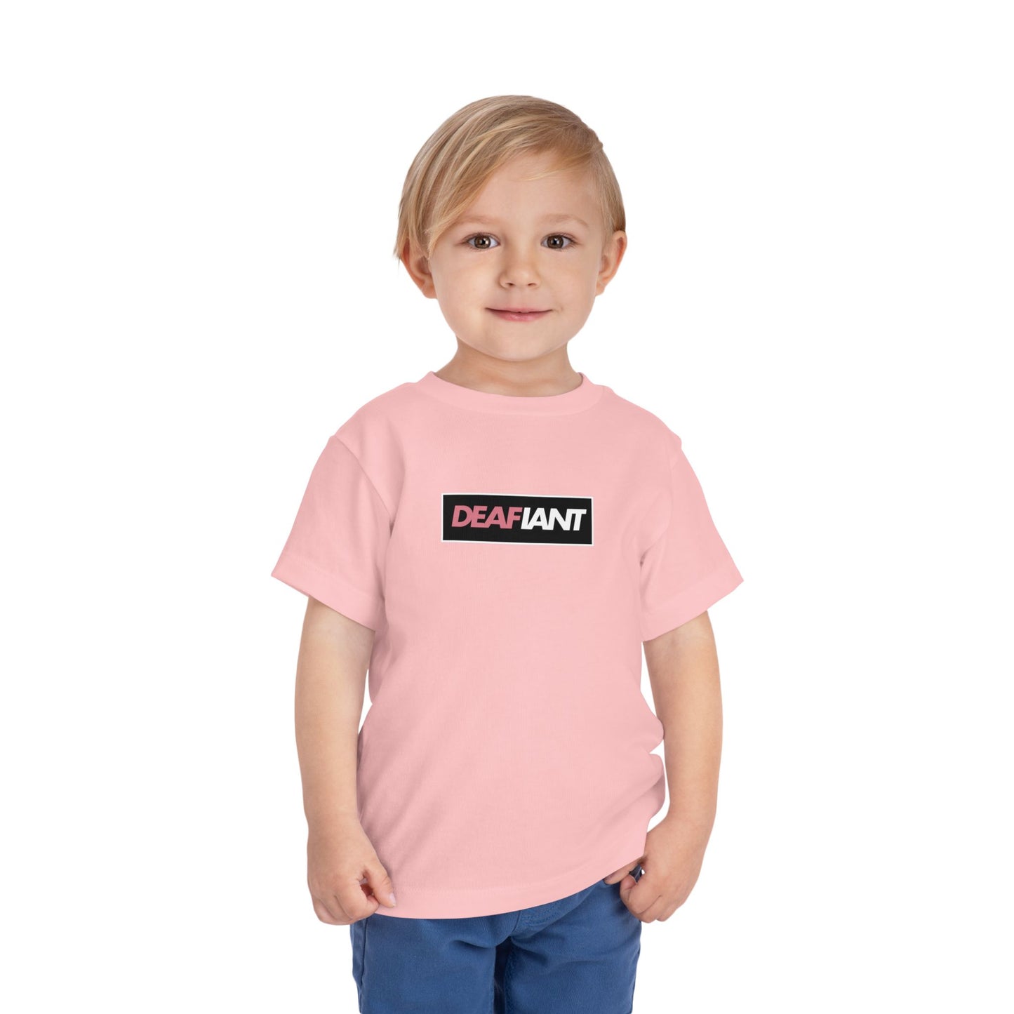 DEAFIANT Classic Logo Toddler Tee | Short Sleeve Tee