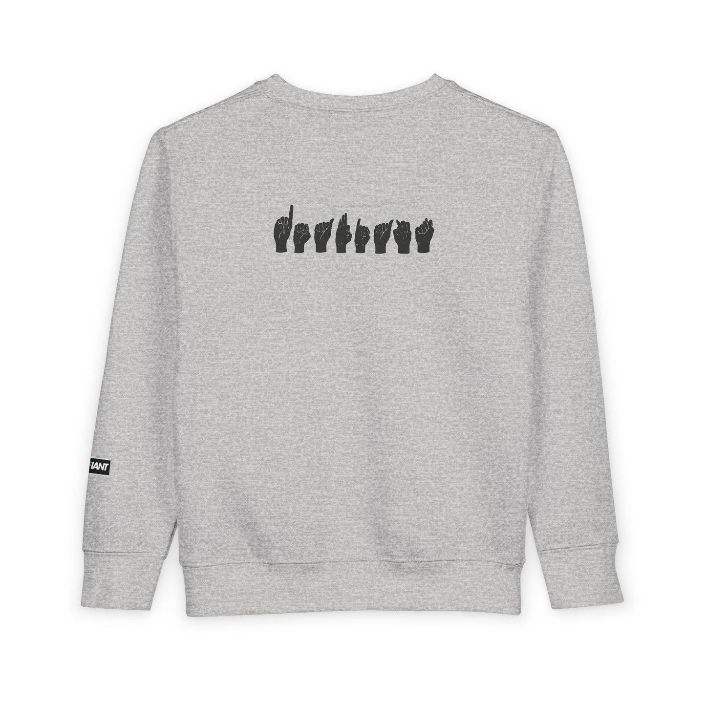 DEAFIANT Classic Logo Toddler Sweatshirt