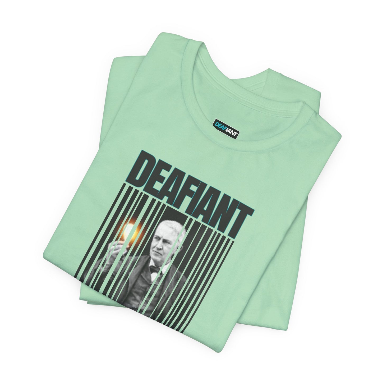 The Innovator Tee – Thomas Edison x DEAFIANT | Title 42 Edition| Unisex Jersey Tee
