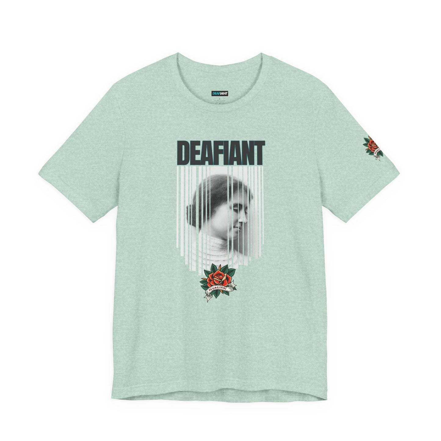 The Legacy Tee – Helen Keller x DEAFIANT | Title 42 Edition | Unisex Jersey Short Sleeve Shirt