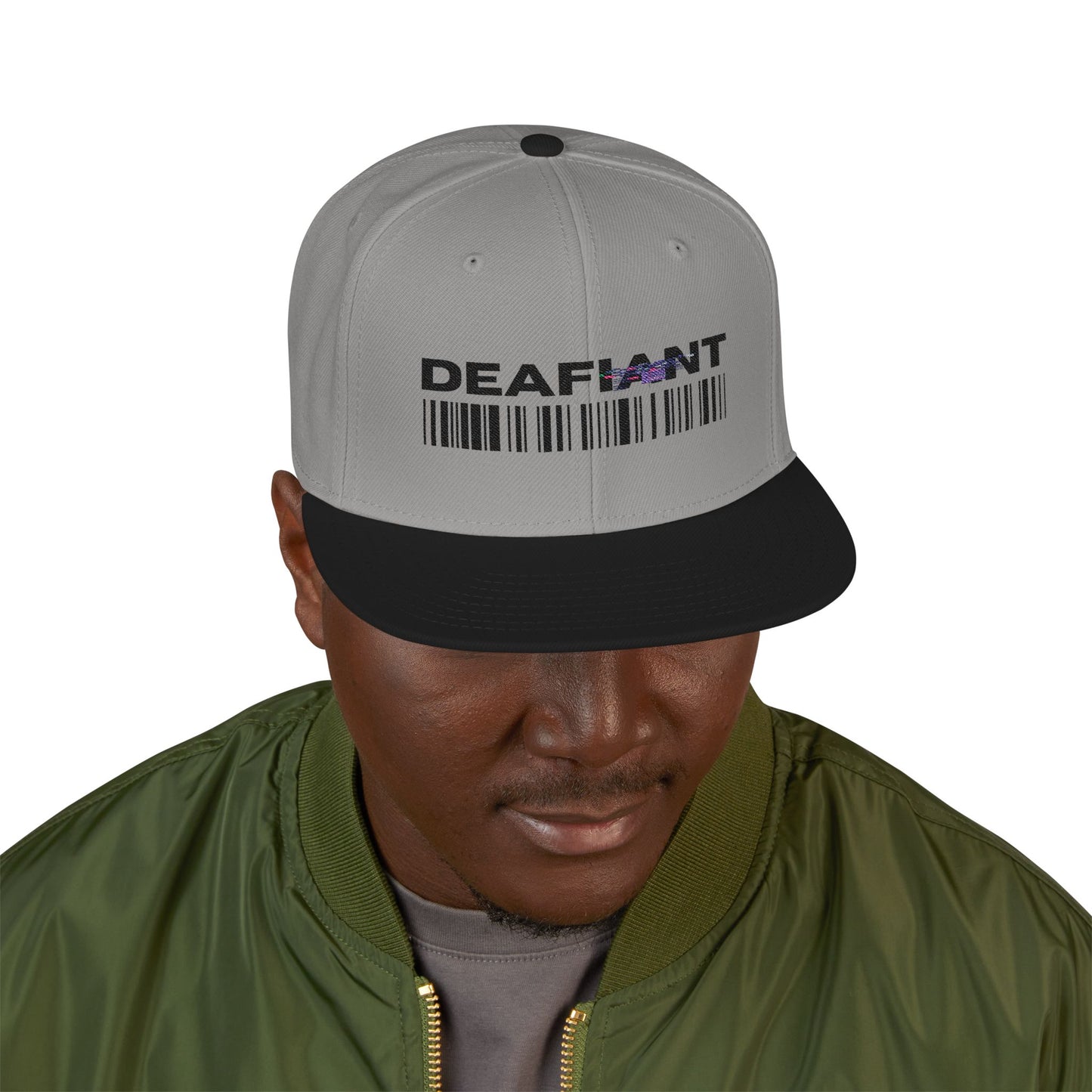 DEAFIANT I.D. Me | Snapback (Embroidered)