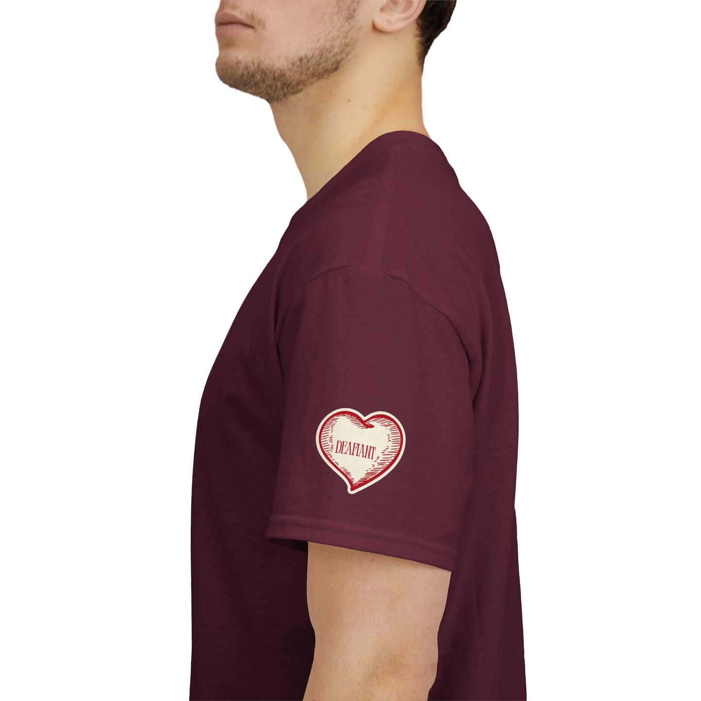 DEAFIANT Love Is Deaf Tee | Unisex Graphic Tee