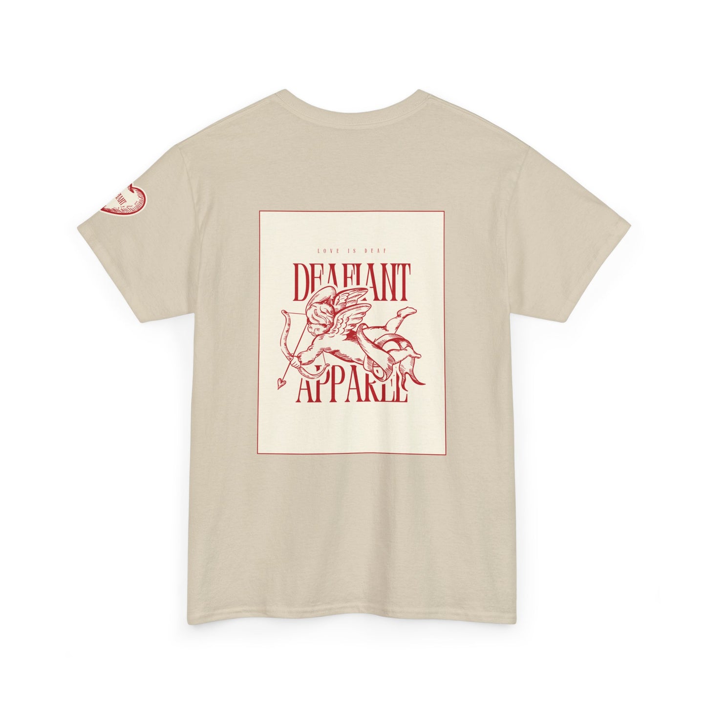 DEAFIANT Love Is Deaf Tee | Unisex Graphic Tee