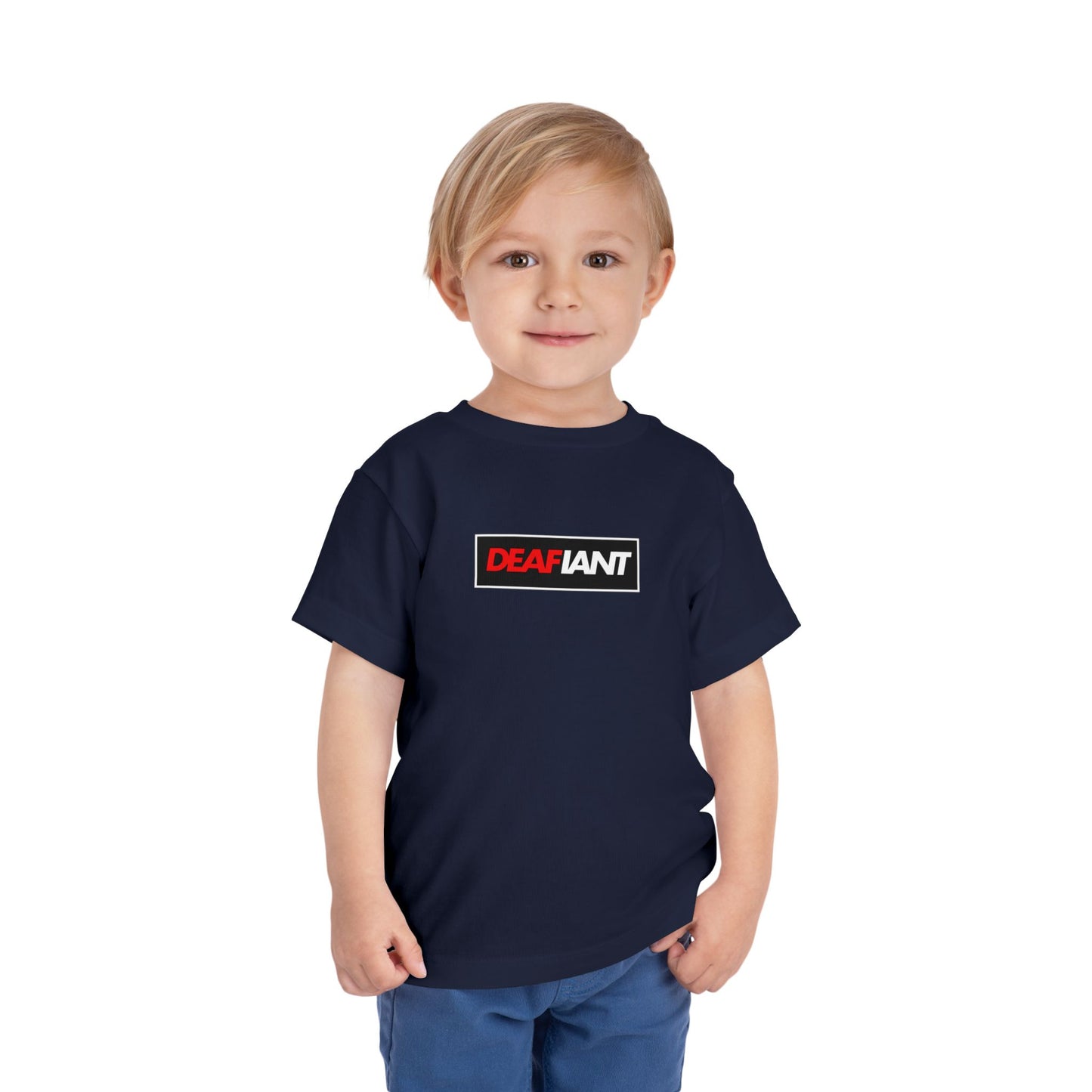 DEAFIANT Classic Logo Toddler Tee | Short Sleeve Tee