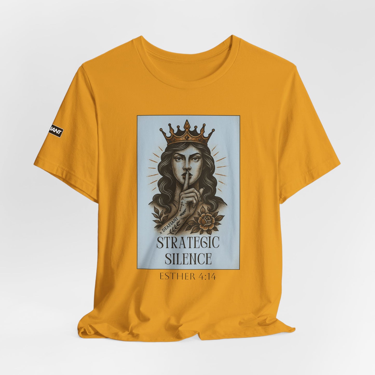 DEAFIANT Strategic Silence – Esther Edition Tee | Unisex Tee