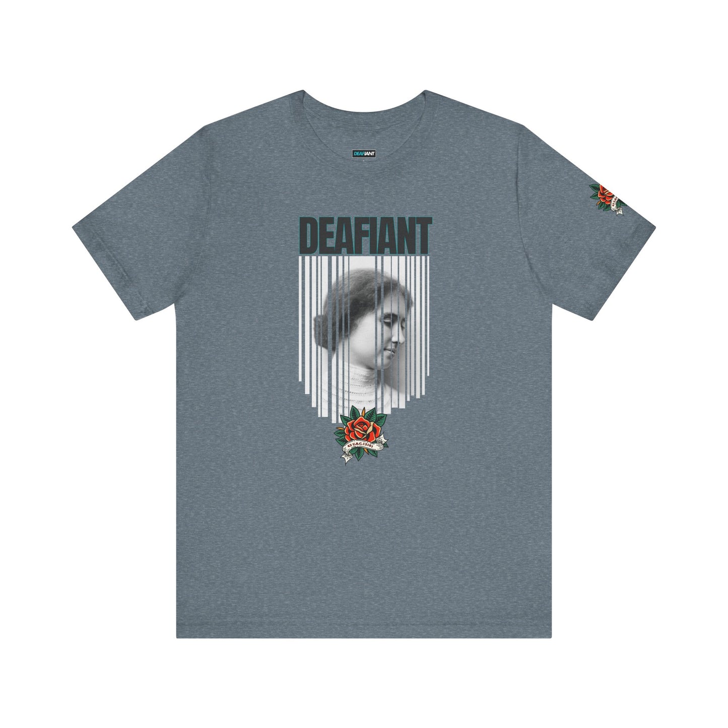 The Legacy Tee – Helen Keller x DEAFIANT | Title 42 Edition | Unisex Jersey Short Sleeve Shirt